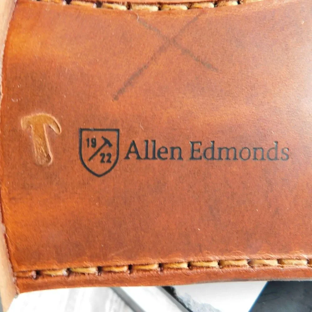Allen Edmonds Maxfield Brown Leather Tassel Loafers 13B Slip-On Shoes New w/ Box